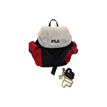 FILA Polyurethane With Synthetic Leather Backpack Regular Unisex Legend Blue