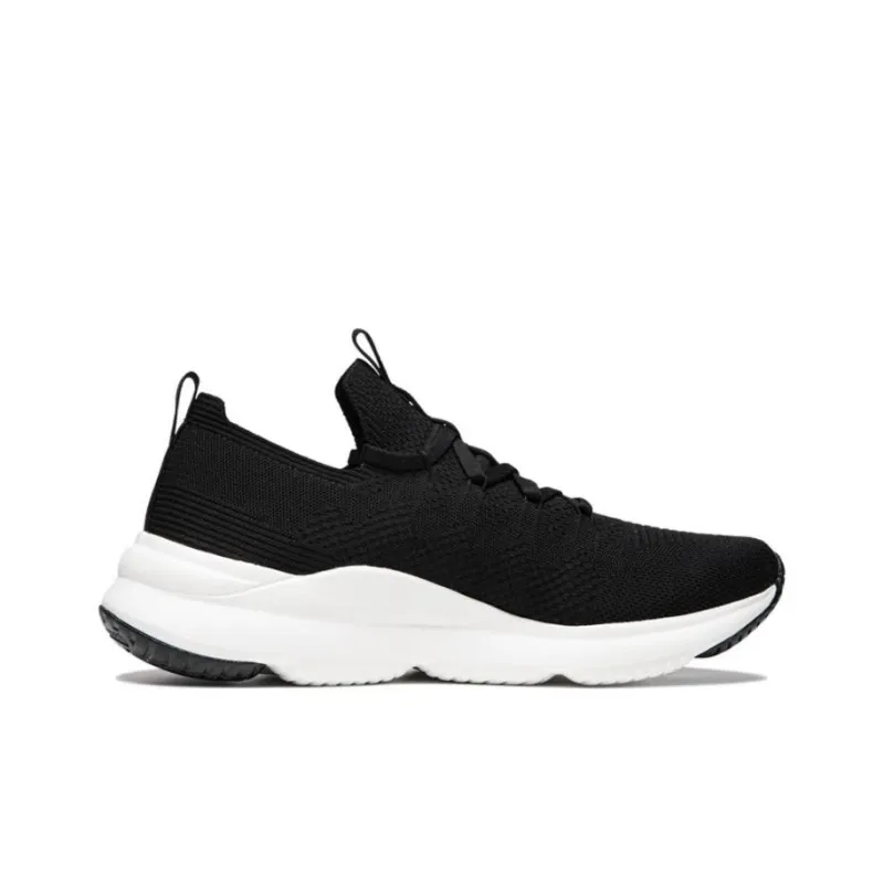 LiNing Yunshu Cushioning Anti Slip And Wear Resistant Low Top Casual Shoes Women's Black White-1
