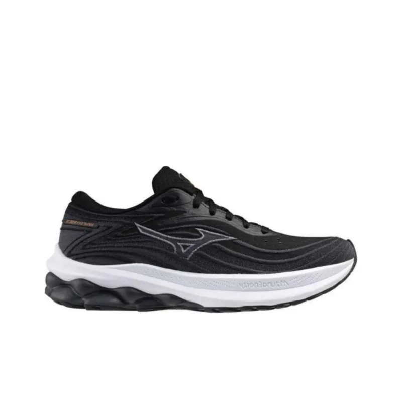 Mizuno Women's Wave Skyrise 5 'Black White Nasturtium' Women's-1