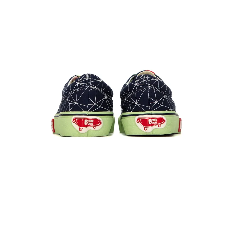 BOBBIE BURNS Anti Slip Wear Resistant Low Top Canvas Shoes Unisex Navy Blue-4