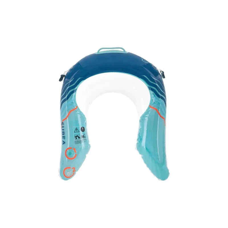 DECATHLON Arm Floats Polyvinyl Chloride Snorkeling Unisex Pastel Mint Color-0