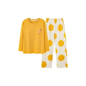 Ordifen Pajama Set Women's Orange