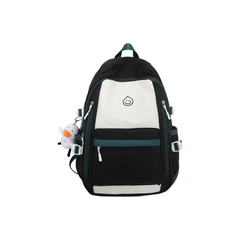 GEERDUN Nylon Backpack Unisex Black/Pink/Khaki/Green/Blue-8