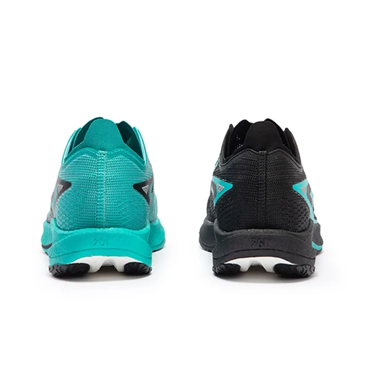 361° Speed Team Cushioned Slip Resistant Abrasion Resistant Breathable Low Top Sprint Running Shoes Unisex Teal Black-3