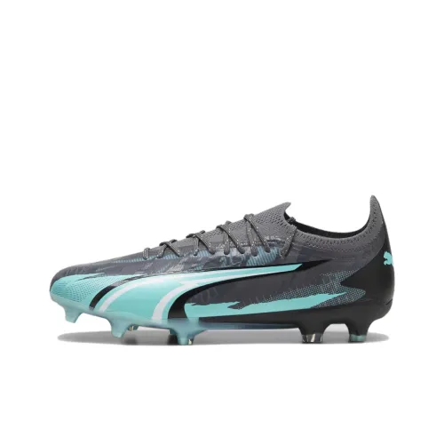 PUMA Ultra Ultimate Soccer Shoes Men Low-Top Gray Blue