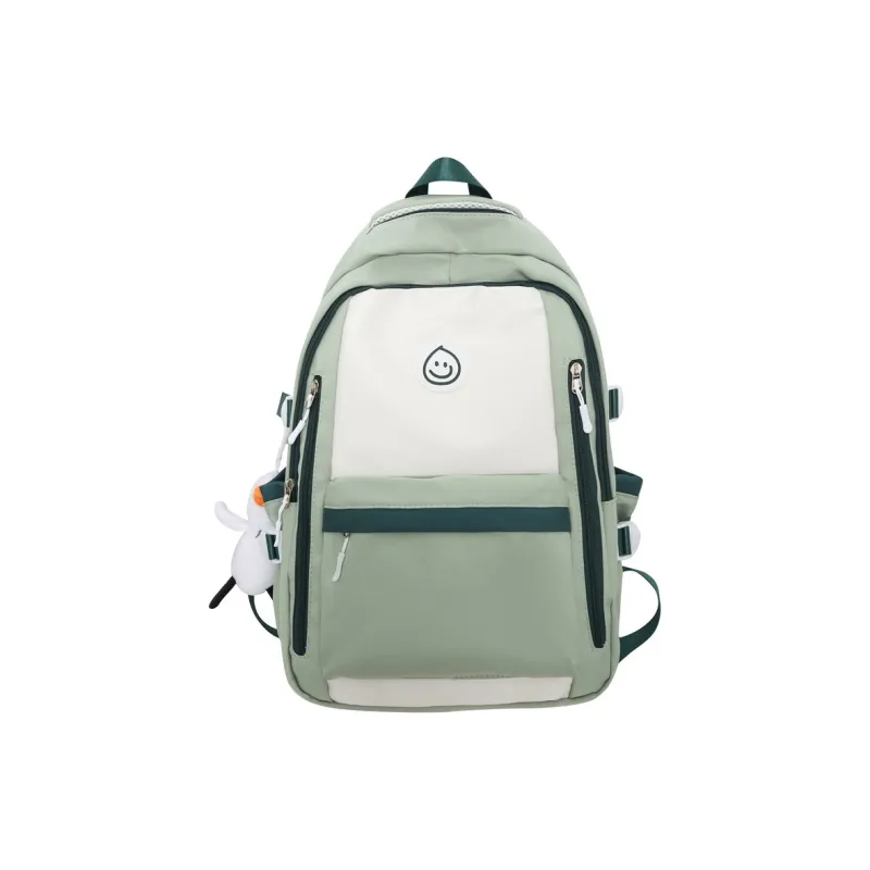 GEERDUN Nylon Backpack Unisex Black/Pink/Khaki/Green/Blue-13