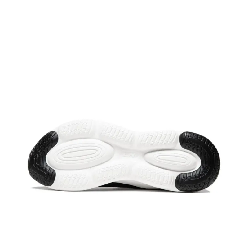 LiNing Yunshu Cushioning Anti Slip And Wear Resistant Low Top Casual Shoes Women's Black White-4