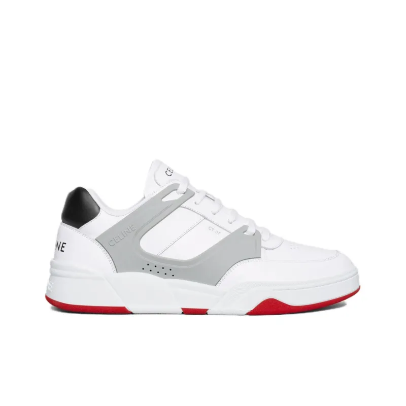 CELINE Low Top Skateboard Shoes Men's White-1