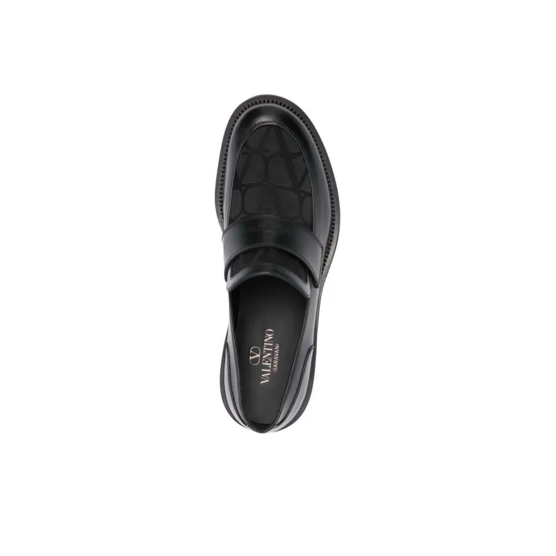 Valentino Toile Iconographe Slip On Loafers-3