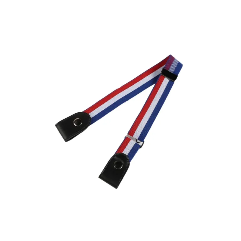 Warrior Lazy Person Invisible Pants With Perforated Elastic Cinched Waist Magic Tool Belt Women's Width  3.5cm-1