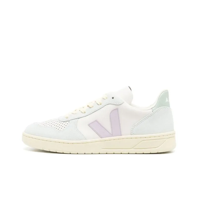 VEJA V 10 ChromeFree® Leather Sneakers-0