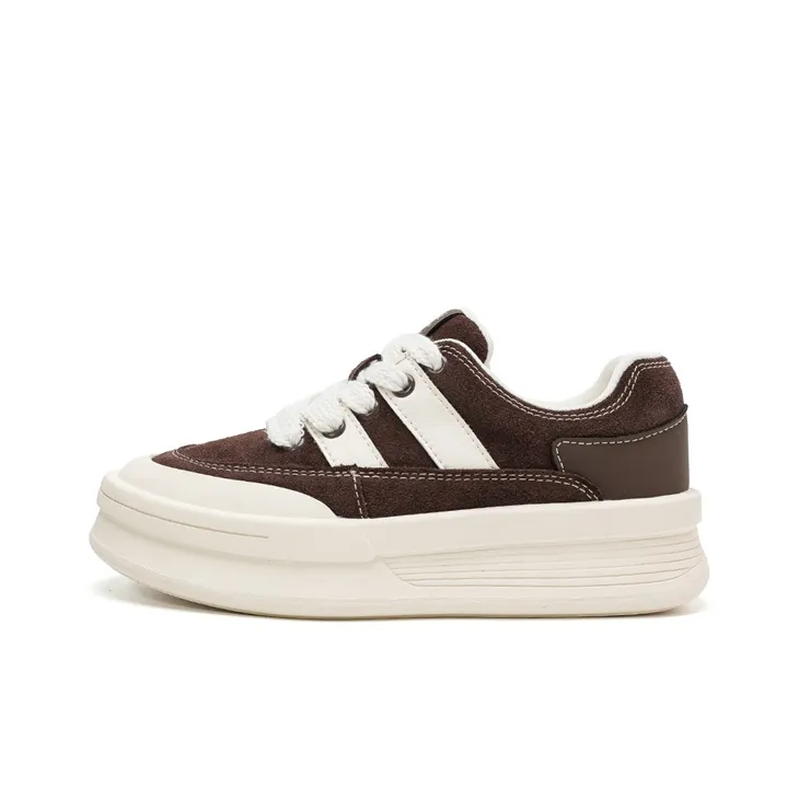 DAPHNE Abrasion Resistant Slip Resistant Low Top Skateboard Shoes 4cm Women's-0