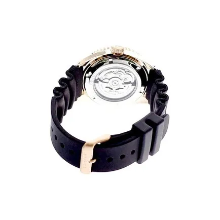 SEIKO Series 5 Automatic Mechanical Movement Resin Strap Watch Men's Watches Gold Dial SRPB96J1-2
