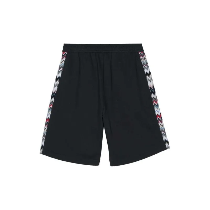MISSONI Zigzag detail Cotton Shorts-1