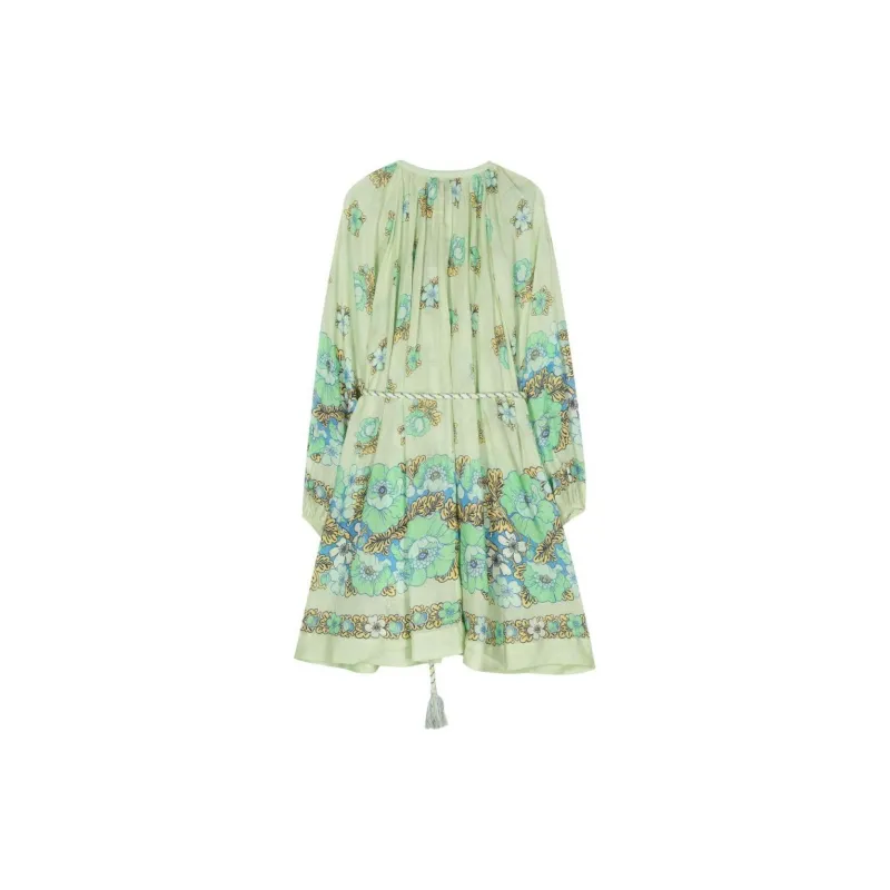 ALEMAIS Velma Floral-print Mini Dress-1