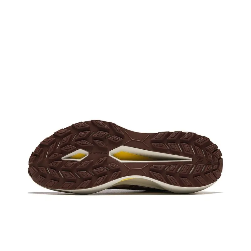 Anta Champion Series Abrasion Resistant Slip Resistant Cushioning Low Top Running Shoes Men's Red Brown-4