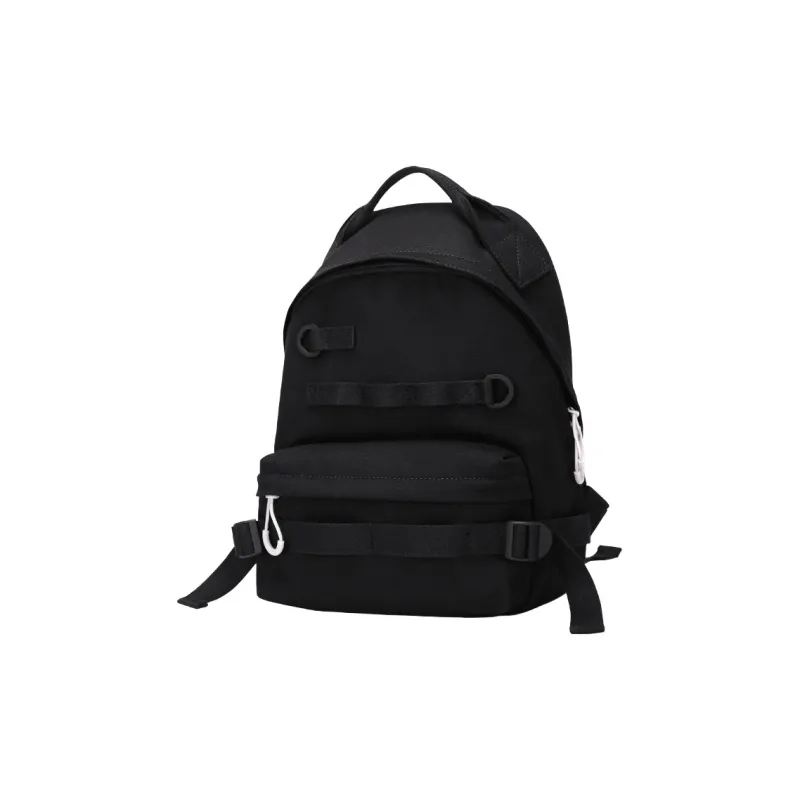 JONBAG Canvas Backpack Handbag Tubas Unisex Black-1