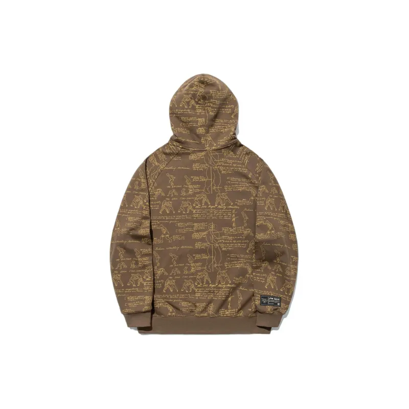 LiNing x LIXIAOLONG LIANMINGKUAN Sweatshirt Unisex Terracotta Brown-1
