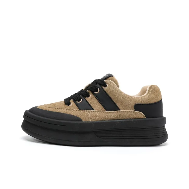 DAPHNE Abrasion Resistant Slip Resistant Low Top Skateboard Shoes 4cm Women's-13