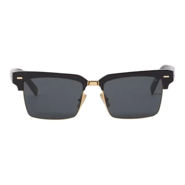 MIU MIU Square Sunglasses Unisex Black-0