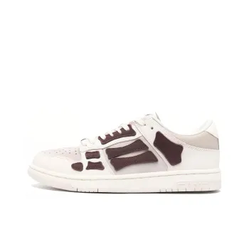 AMIRI Skel Top Low 'White Brown'