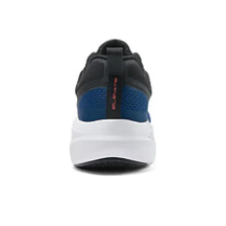 Skechers Low Top Running Shoes Men's Black Blue-3