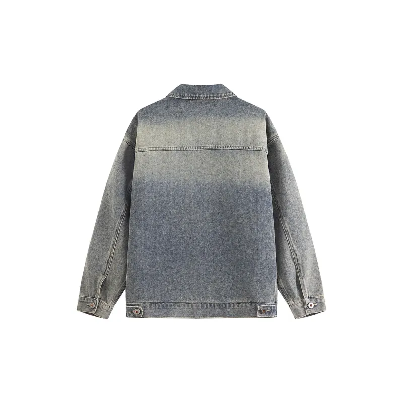 VALKOMM Denim Jacket Men's Grass Head Gray-1