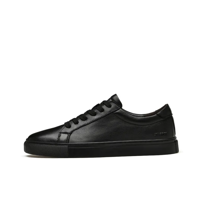 ZOIBBOE Skateboard Shoes Men Low Top White/Gray/Yellow/Black-0