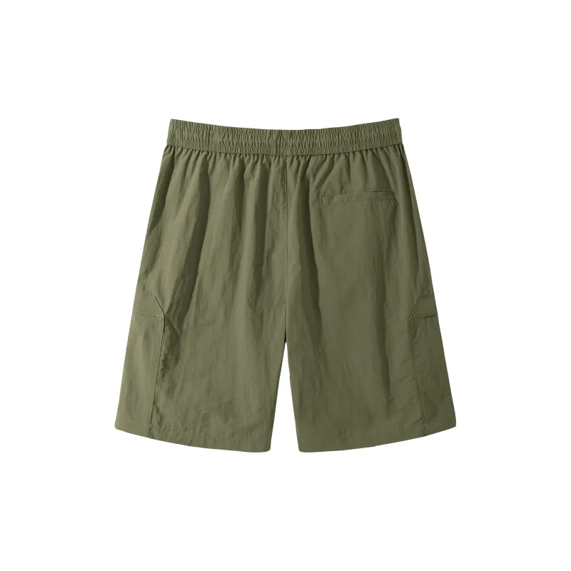 CAMEL Straight Fit Water Repellent Abrasion Resistant 5/8 Thin Loose Fit Cargo Shorts Unisex-15