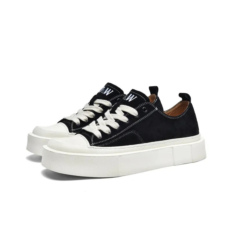 D&W Wear Resistant Height Increasing Low Top Skateboard Shoes Unisex-2