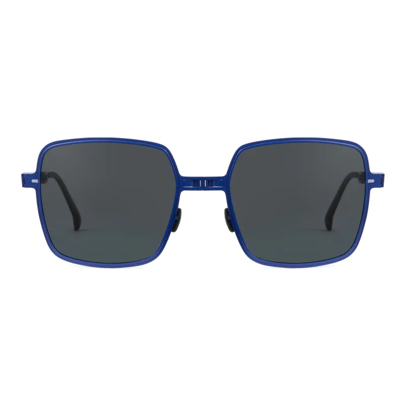 CYXUS PC Square Sunglasses Unisex Black Blue Coffee Red-7