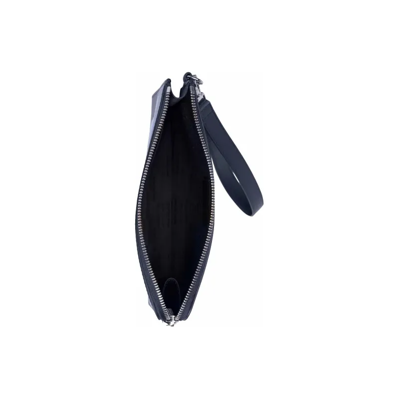 MONTBLANC Leather Clutch Small Size Men's Blue-6