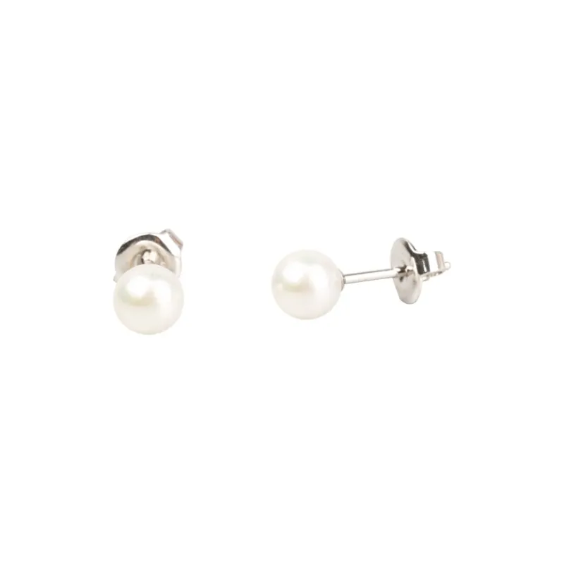 MIKIMOTO Mother Of Pearl Stud Earrings Women's-1
