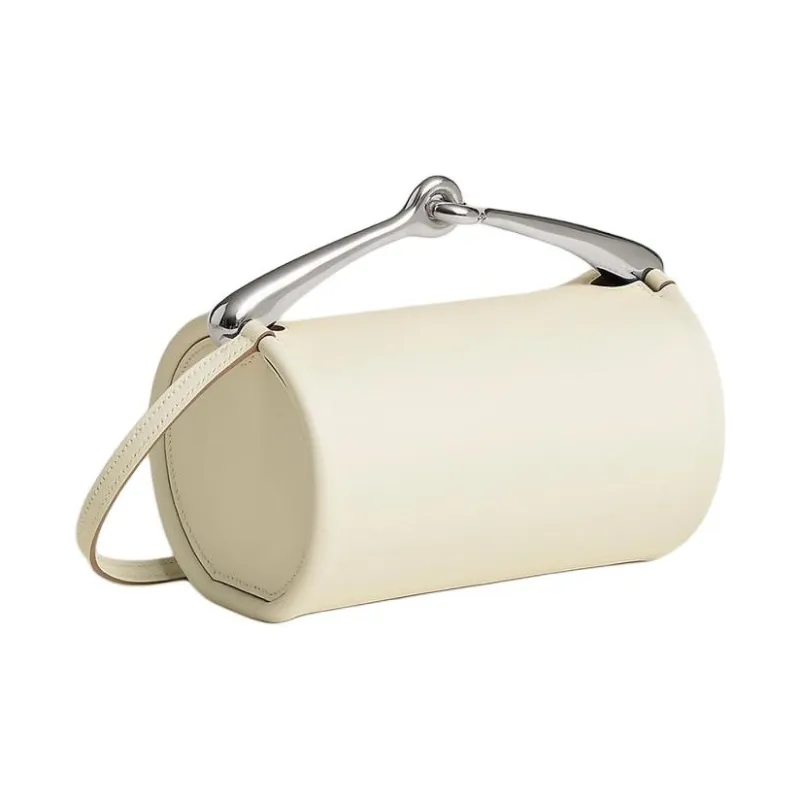 HERMES Maximors Swift Calfskin Crossbody Bag Shoulder Bag Women's I2 Nata Cream White-2