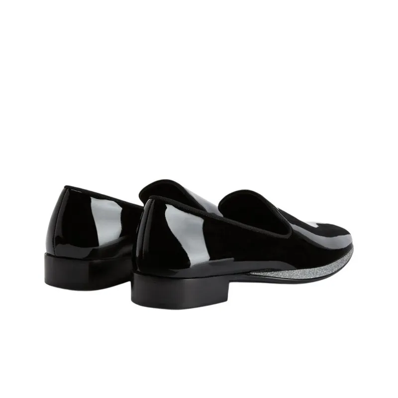Giuseppe Zanotti Flash High shine Leather Loafers-3
