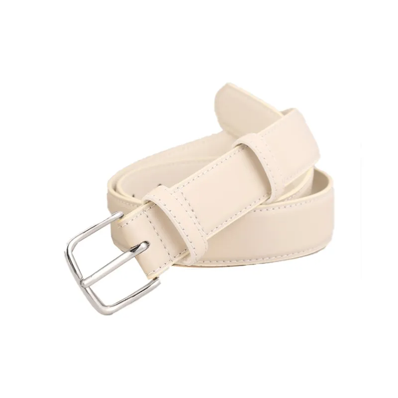 AAJF Cow Leather Leather Belts Women's Width 3.5cm-0