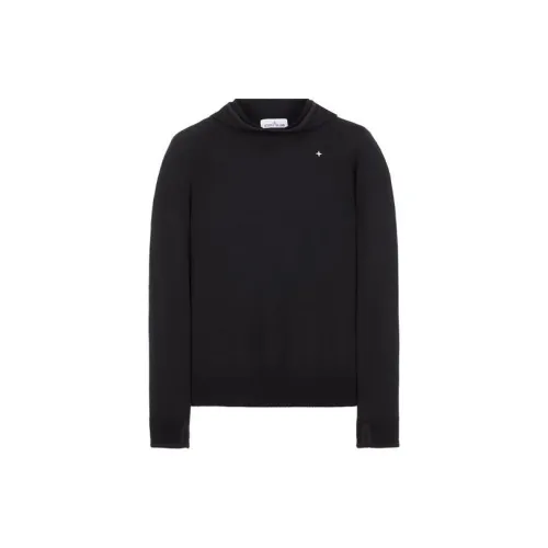 STONE ISLAND STELLINA Series Sweatshirts Men Black