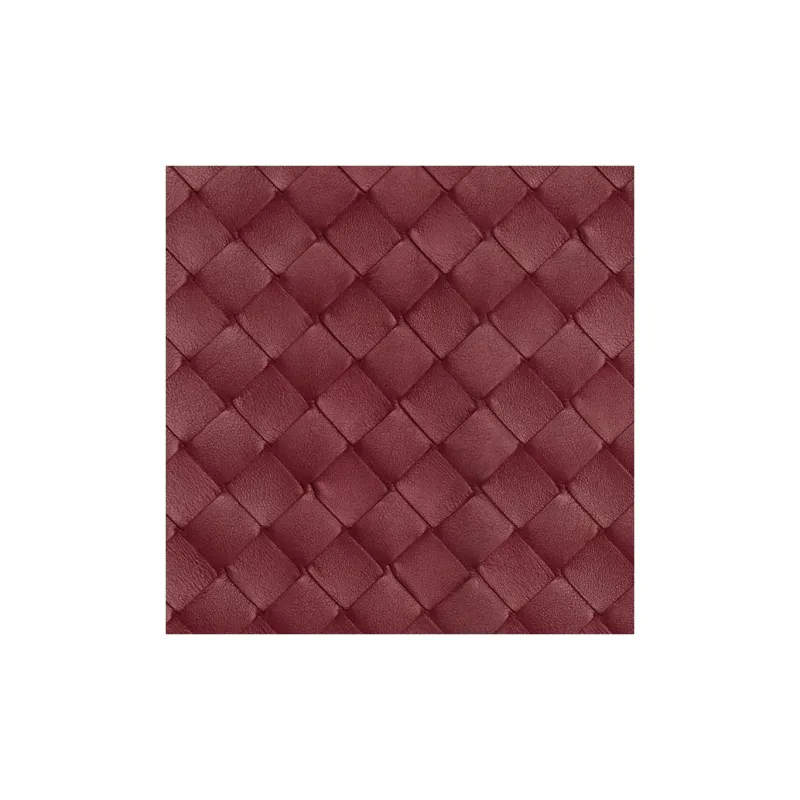 Bottega Veneta Intrecciato Calfskin Laptop Case Bag Accessory Tubas Men's Burgundy-3