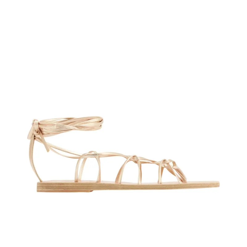 ANCIENT GREEK SANDALS Roman Sandals Women's Gold-1