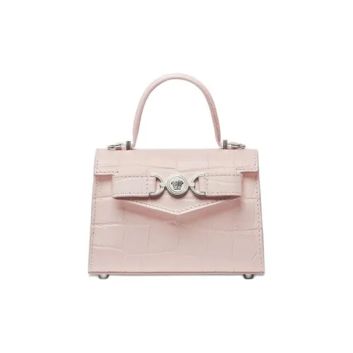 VERSACE Medusa '95 Cow Leather Crossbody One Shoulder Handbags Small Size Women's Light Pink Red