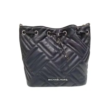 MICHAEL KORS Peyton Leather Bucket Bags Handbags Shoulder Bags Mini Women's Black