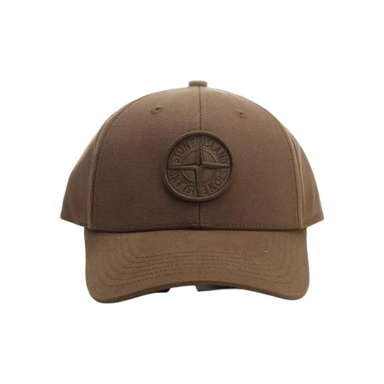STONE ISLAND Logo Embroidered Baseball Cap-1