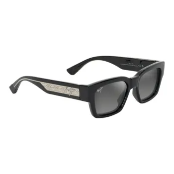 Maui Jim Square Sunglasses Women's Black