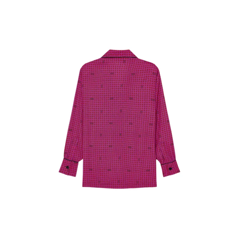 KENZO SS24 Shirt Men's Dark Purple Red-1