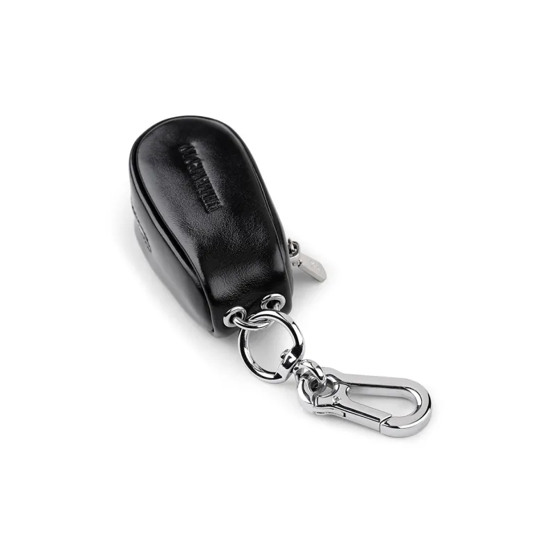WilliamPOLO Top Grain Cow Leather Small Size Keychain Key Pouch Mini Men's Multicolor-3