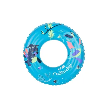 DECATHLON Swim Rings Polyvinyl Chloride Swim Kids' 51 Cm Cyan