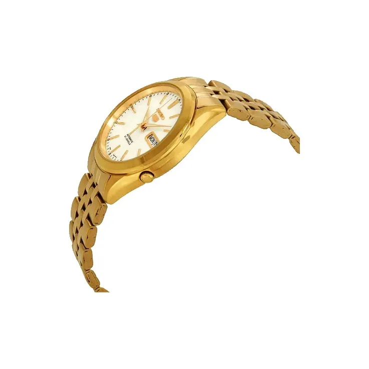 SEIKO Automatic Mechanical Movement Stainless Steel Strap Watch Men's Watches White Dial SNKL26K1-1