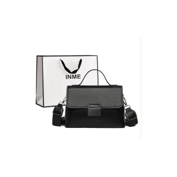 Inme Top Grain Cow Leather Handbag Medium Size Women's