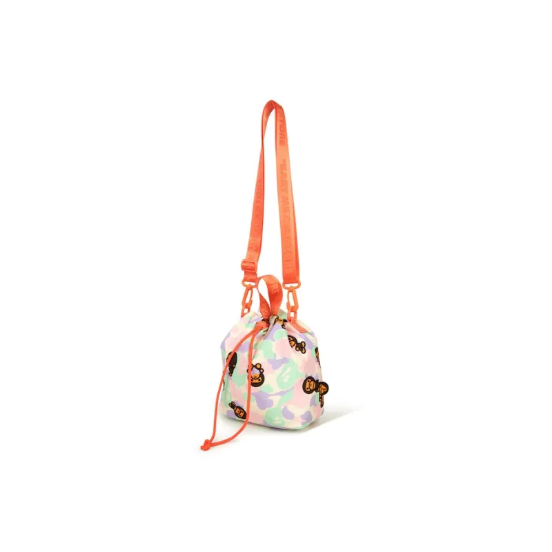 Aape Polyester Crossbody Bag Medium Size Women's Pink/Green/Purple-2