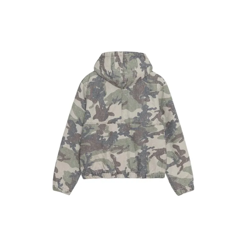 Stussy Camo Canvas Needlepunch Work Jacket-1